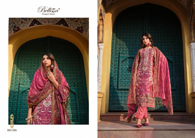 Guzarish Vol 4 By Belliza Printed Cotton Dress Material Wholesale Market In Surat
